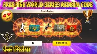 Free Fire redeem code today 30 may free Fire new event world series redeem code aaj ka redeem code