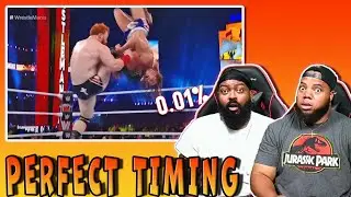 INTHECLUTCH REACTS TO 0.01 IMPOSSIBLE WWE WRESTLING MOMENTS