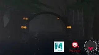 Dark house { Maya +Substance Painter +Toolbag }