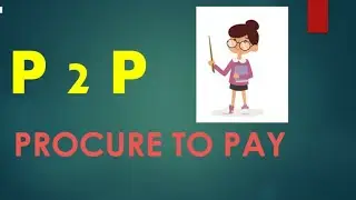 P2P - Procure to Pay Process with definition
