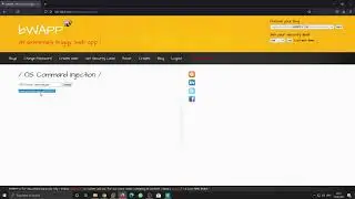 OS Command Injection bWAPP tutorial