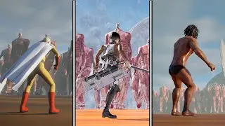 ALL Characters vs 1.000.000. Colossal Titans (COLLECTION №6) - The Rumbling