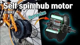 Self spin hub motor ⚡ Keyde Hub Motor Kit for Premium Mini Bikes #ebike #ebikekit