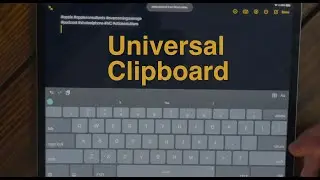 Copy and paste form Mac to iPad with Universal Clipboard from Apple