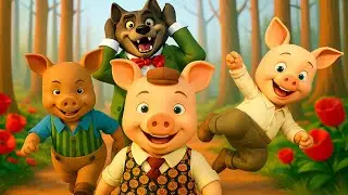 Cei Trei Purcelusi - Poveste pentru copii în romana 🐺🐷 Desene Animate