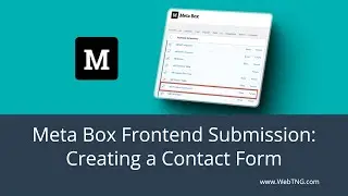 Meta Box Frontend Submission: Creating a Contact Form