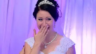 Самое трогательное поздравление на свадьбе доченьки от мамы и крёстной! (02.09.2017)