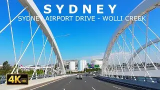 Driving Through Sydney Airport – Brighton Le Sands to Wolli Creek | 4K HD ASMR POV Drive