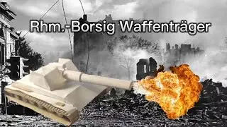 Rhm.-Borsig Waffenträger из бумаги. Видео туториал.