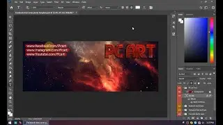 How to make face book Cover photo #1 Red Color theme cover photo template Download free.!!!watch now