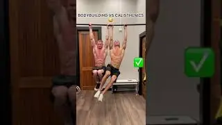 Bodybuilding vs calisthenics #Shorts