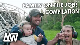 FAMILY ON THE JOB! | Compilation | Matt Wright | Croc Hunters