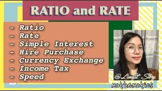 Ratio and Rate