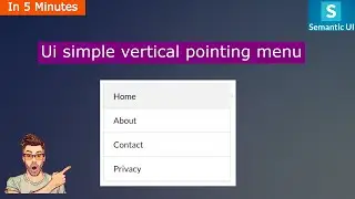 semantic ui vertical pointing menu|vertical pointing menu|pointing menu styles|semantic ui