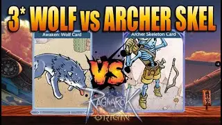 3 Star Wolf Card vs Archer Skeleton  Card - Ragnarok Origin Global