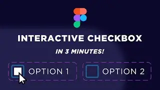 Create INTERACTIVE CHECKBOX in Figma | Easy Tutorial
