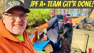 FIREWOOD | Splitting silver maple/ash & topping off with oak