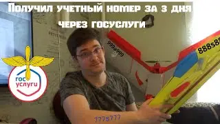 Учет авиамодели (БВС) на портале госуслуг и нанесение  учетного номера на самолёт, мой опыт.