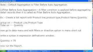 cognos filter before auto aggregation