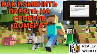 😱HOW TO CHANGE THE PASSWORD ON THE DOMERA SERVER. HOW TO CHANGE THE PASSWORD ON REALLYWORLD 