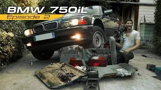 Sorting out all the issues of this BMW V12 sedan that sat 10 years in a field - 750iL Episode 2