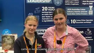 AgCAREERSTART participants attend the 2024 Australian Cotton Conference