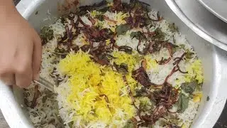 "Kaam Chalau" Chicken Biryani, August 13, 2023. Alibaug (Sandeep Uncle).