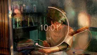 ♪ Relaxing Study / Working Piano with Rain Sounds - Relaxing Music, Piano Music, Meditation Music