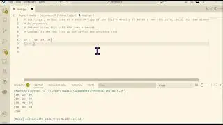 Python Lists Part - 15 (copy method)
