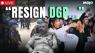 Manipur Violence LIVE | Students Protesting Near Governor's House| Demanding Resignation Of DGP