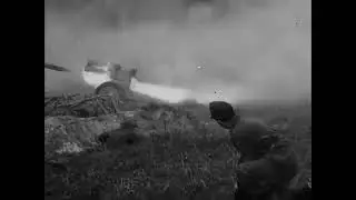 15 cm nebelwerfer 41 battery in action on the Easter fromt in 1943.