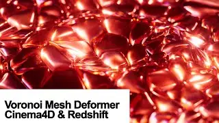 Voronoi Mesh Deformer - Cinema4D and Redshift