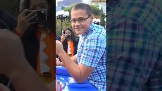 The prodigy child goes out to the STREET to arm wrestle 😂