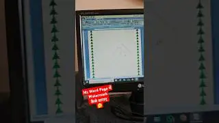 How To Insert Watermark In Ms Word Page | Ms Word Page Me Watermark Kaise Lagaye | #shorts #short