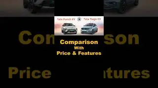 Tata Punch EV VS Tata Tiago EV 🔥#tatapunchev #tatatiagoev #comparison