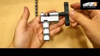 Выжимка цепи SuperB TB3370. Как снять цепь