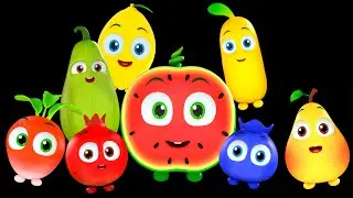Tickle Tickle Fruit - Funky Fruits Baby Sensory | Fun Video and Dance Party with Music!