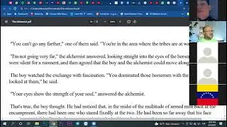 Aprende ingles Leyendo el Alquimista 4 de agosto 2021 parte 1