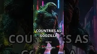 Ai draws countries as Godzilla #ai #godzilla #kaiju #aigenerated #countries