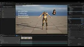 Unreal Engine 5.2 Metahuman head to Iclone 8 body and animation - Tutorial