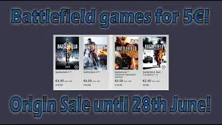 Battlefield games for 5€! - Origin Sale until 28th June!