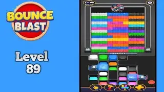Bounce blast level  89 solution and walkthrough for Gameplay 