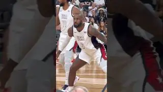 LeBron highlights on ￼Team USA basketball vs Canada