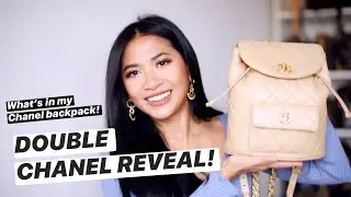 DOUBLE CHANEL REVEAL!  + Whats in my bag