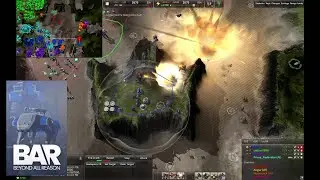 BAR: Beyond All Reason - Koom Valley Map Cortex Multiplayer PvE - Part 2/2 (Total Annihilation like)