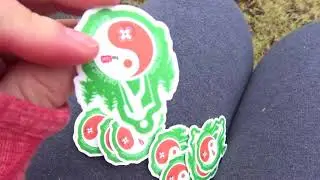 Stickers in the mail