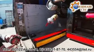 БЫСТРОСЪЕМНОЕ ПОЛИВОМОЕЧНОЕ ОБОРУДОВАНИЕ ПМ-14 НА САМОСВАЛ КАМАЗ 6520