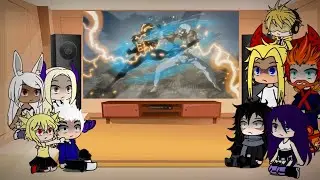 mha pro hero's Monster GAROU vs BANG Silver Fang react to gacha