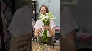 Self-accuracy/ Natural phenomenon/ Kaala, freesia, eustoma/ wedding bouquet