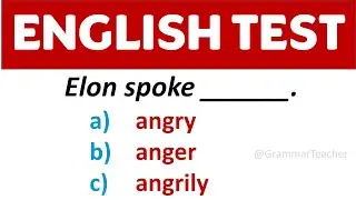 ENGLISH TEST. FUN QUIZ.
